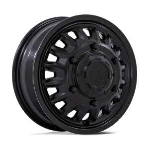 Black Rhino – BR019 ALISO DUALLY – Black – 16″x6″ 110mm – All weather Wheels – BR019MX16606B110
